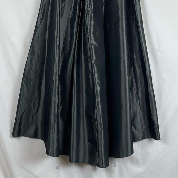 Express Metallic Gunmetal Gray WhimsiGoth Glam Maxi Skirt NWOT Size 3/4 - Picture 7 of 12